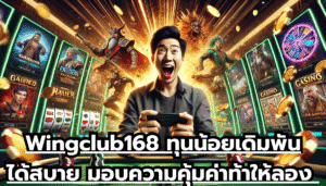 Wingclub168 ทุนน้อย เดิมพันได้สบาย มอบความคุ้มค่า ท้าให้ลอง ไม่ต้องคิดเยอะ